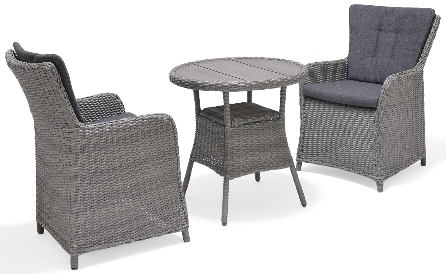 LifestyleGarden Martinique Grey Bistro Set